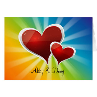 do-it-yourself Coeurs arc-en-ciel