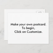 do-it-yourself - Concevez vos propres cartes posta (Devant / Derrière)