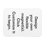 do-it-yourself Concevez vos propres Magnets flexib (Horizontal)