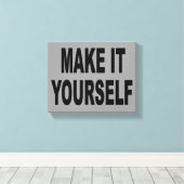 do-it-yourself Créez votre propre oeuvre de toile  (Insitu (Plancher de Bois))