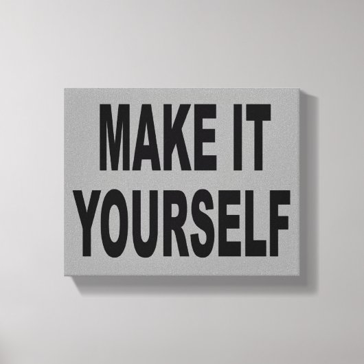 do-it-yourself Créez votre propre oeuvre de toile  (Recto)