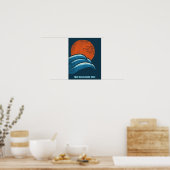 do-it-yourself Custom Travel Poster Plage Ocean Su (Cuisine)