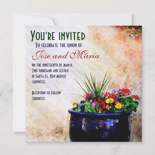 do-it-yourself Faire-part de mariage d'inspiration (Devant)