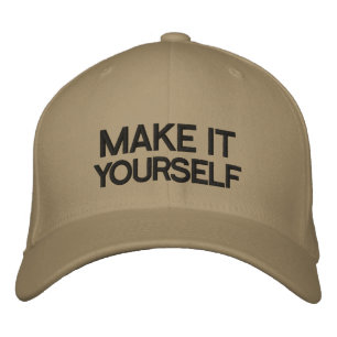 do-it-yourself Faites-Le Vous-Même Casquette Brodé