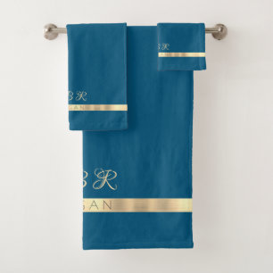 do-it-yourself Fancy Gold Monogramme Nom Gold Stri
