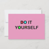 do-it-yourself - Invitations / Carré RSVP 3,5 pouc (Devant)
