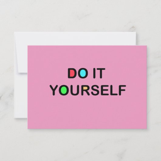 do-it-yourself - Invitations / Carré RSVP 3,5 pouc (Devant)