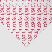 do-it-yourself JE T'AIME. Papier Mousseline (Détail)