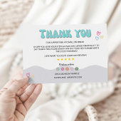 do-it-yourself Modèle Carte de remerciements pour
