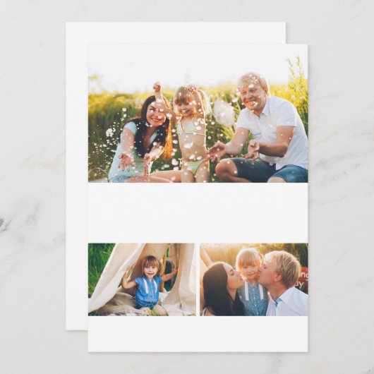 do-it-yourself Modèle de collage photo 5x7 3 (Devant / Derrière)