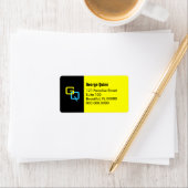 do-it-yourself Monogramme ~ 18 Étiquettes de adres (En situation)