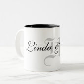 do-it-yourself Mug monogramme personnalisé (Devant gauche)