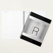 do-it-yourself Nom du monogramme, Texte gris noir, (Devant avec enveloppe)