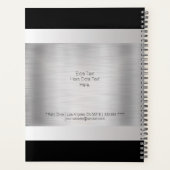 do-it-yourself Nom du monogramme, Texte gris noir, (Dos)