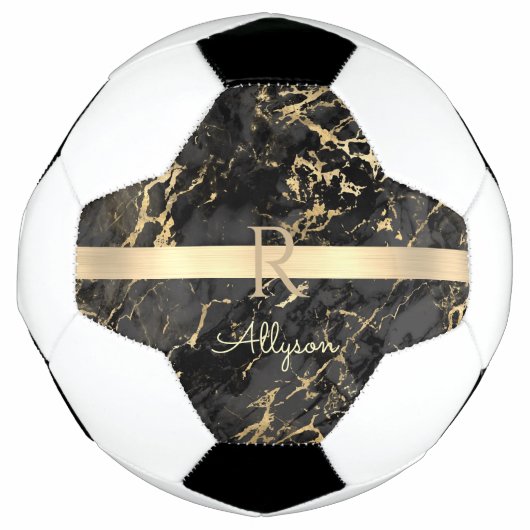 do-it-yourself Nom & Monogramme, Barre Or, Marbre  (Devant)