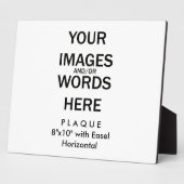 Do It Yourself - Plaque 8x10 with Easel (Côté)