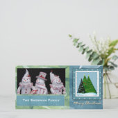 do-it-yourself sapin de Noël Carte photo personnal (Debout devant)