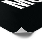 Do Less - Black Anti-Inspirational Quote Poster (Coin)