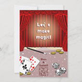 Do Magic Kids 7th Birthday Party Invitation (Dos)