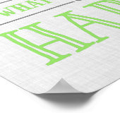 Do More Of What Makes You Happy Poster (Coin)