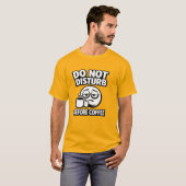 Do Not Disturb Before Coffee Introvert T-Shirt (Devant entier)