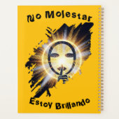  Do Not Disturb, Estoy brillando Planner (Achterkant)