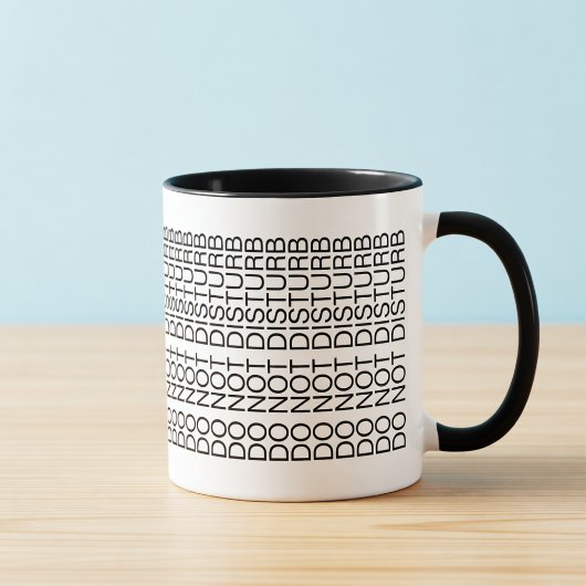 Do Not Disturb Hidden Message Introvert Coffee Mug Mok