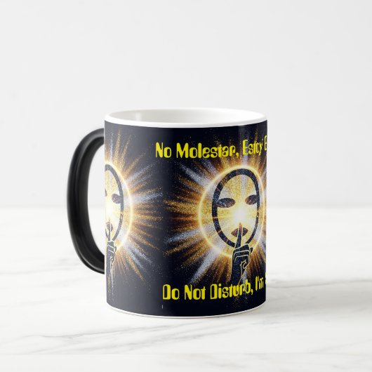 Do Not Disturb, I'm Shining Magische Mok (Voorkant links)