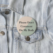 Do Not Disturb Neurodivergent No Comment Ronde Button 7,6 Cm (In situ)