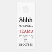 Do Not Disturb Teams Meeting In Progress (Voorkant)