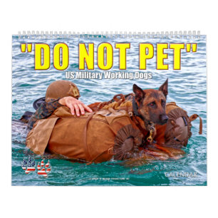 "DO NOT PET" - Amerikaanse militaire werkkalender Kalender