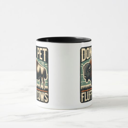 Do Not Pet the Fluffy Cows Yellowstone Bison Mok (Midden)