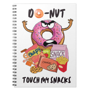 Do-nut touch mijn snacks notitieboek