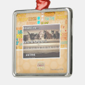 Do, Re, Mi, Fa, dus La, Ti, Fred Metalen Ornament (Links)