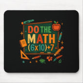 Do The Math 67 Funny Equation Chalkboard School Ar Muismat (Voorkant)