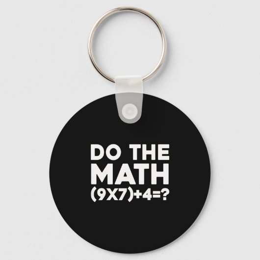 Do The Math 67 Meme 1  Sleutelhanger (Voorkant)