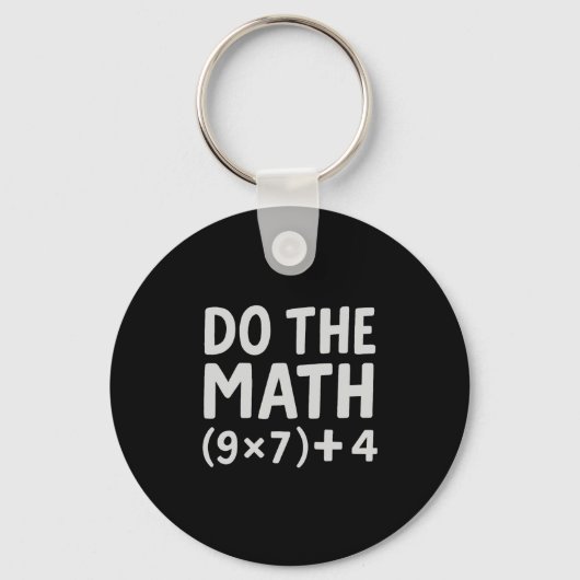 Do The Math 67 Meme  Sleutelhanger (Voorkant)