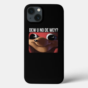Do U No De Wey Ugandan Knuckles Spicy Funny Meme iPhone 13 Hoesje