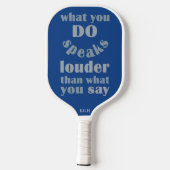 Do vs. Say custom monogram Pickleball Paddle (Achterkant)