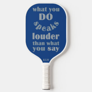 Do vs. Say custom monogram Pickleball Paddle