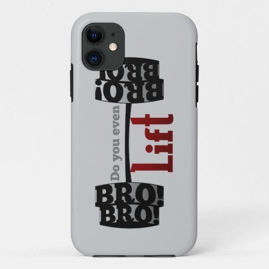 Do you even lift bro barbells Case-Mate iPhone case (Achterkant)