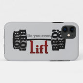 Do you even lift bro barbells Case-Mate iPhone case (Achterkant (horizontaal))