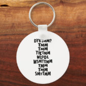 Do You Know The Muffin Man Dyktmm Nostalgia Funny  Sleutelhanger (Voorkant)