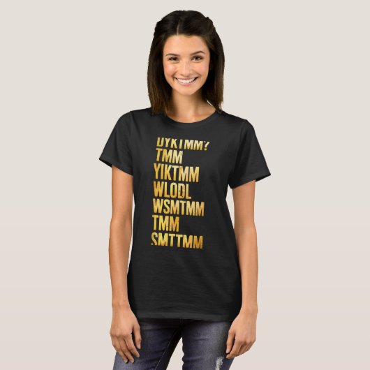Do You Know The Muffin Man Dyktmm T-shirt (Voorkant volledig)