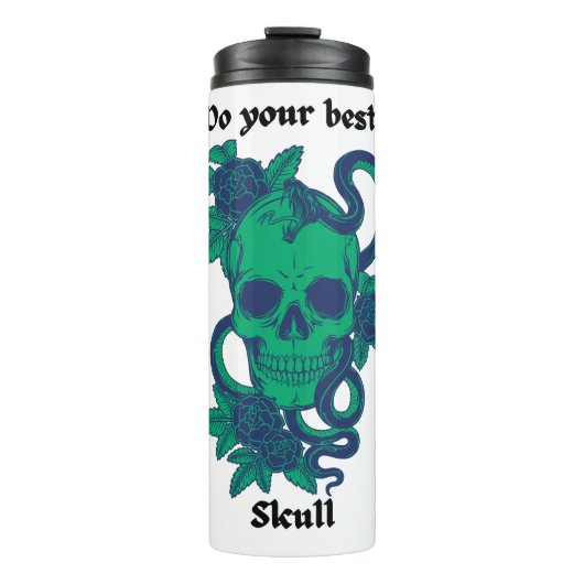 Do your best, skull thermosbeker (Voorkant)