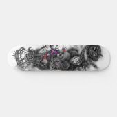 DOA MIA Skull Deck Skateboard (Horizontaal)