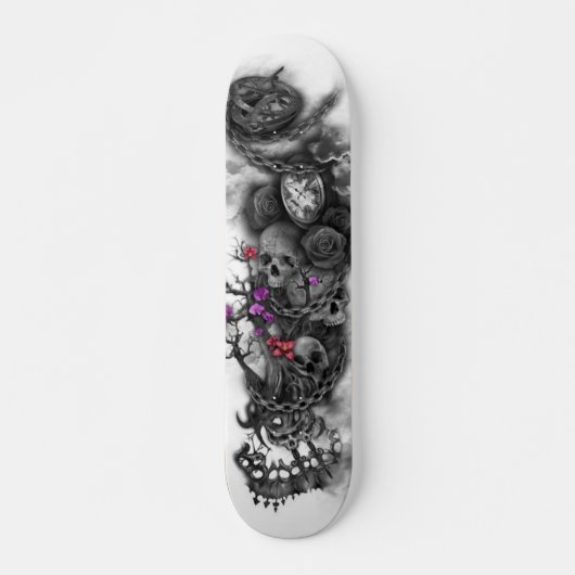 DOA MIA Skull Deck Skateboard (Voorkant)