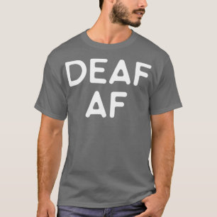 Doaf-doven gehoorgestoord doven en doafmute gesche t-shirt