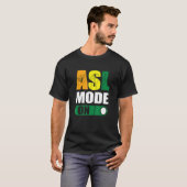 Doaf Pride ASL-modus op handmatige gebarentaal T-shirt (Voorkant volledig)