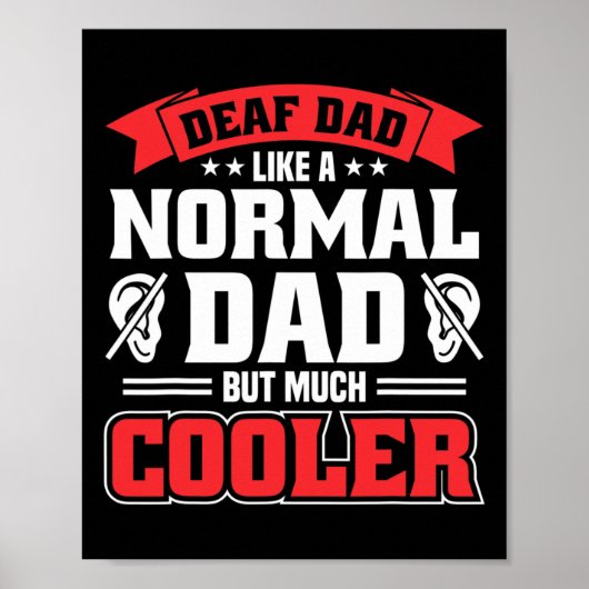 Doaf Pride Hearing Verlies Bewustheid Doaf Bewusth Poster (Voorkant)